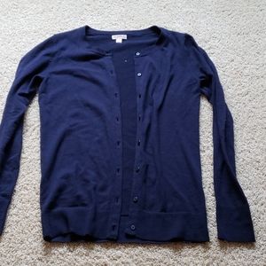 Navy cardigan